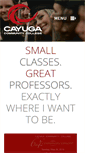 Mobile Screenshot of cayuga-cc.edu